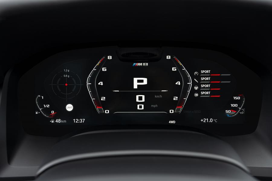 Панель приборов BMW M8 Competition Gran Coupe (F93) 2019 года  (WW) (фото 72 из 139)